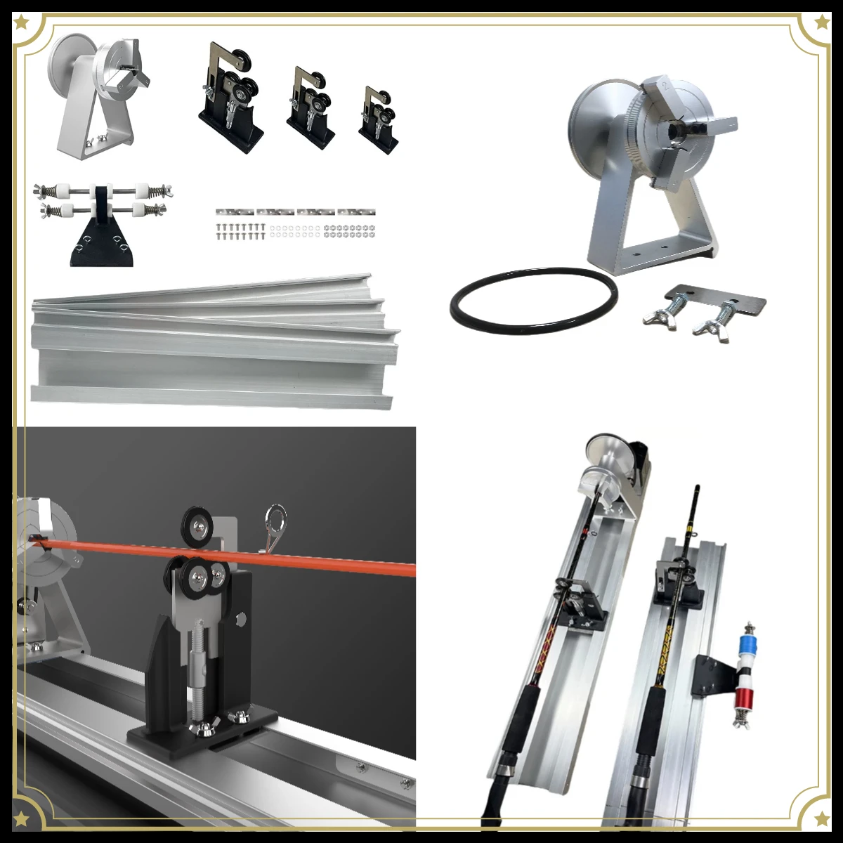 Fishing Rod Repair Machine, Wrapping Guide Eye, Epoxy, Multi-functional Machine