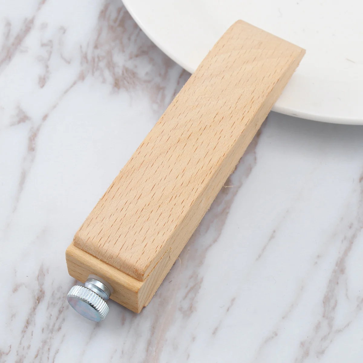 Multiple Use Sandpaper Holder Retainer Wooden Triangle Block Work Clip Tool Clamp