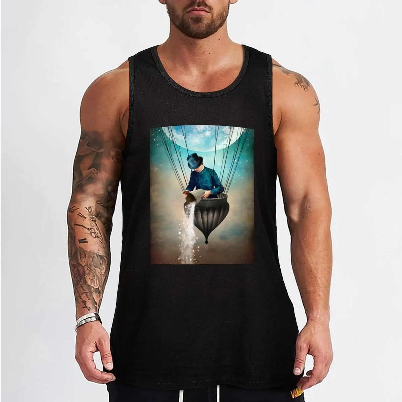 High in the sky Tank Top Body man Bodybuilding shirt clothes for men summer Muscle fit