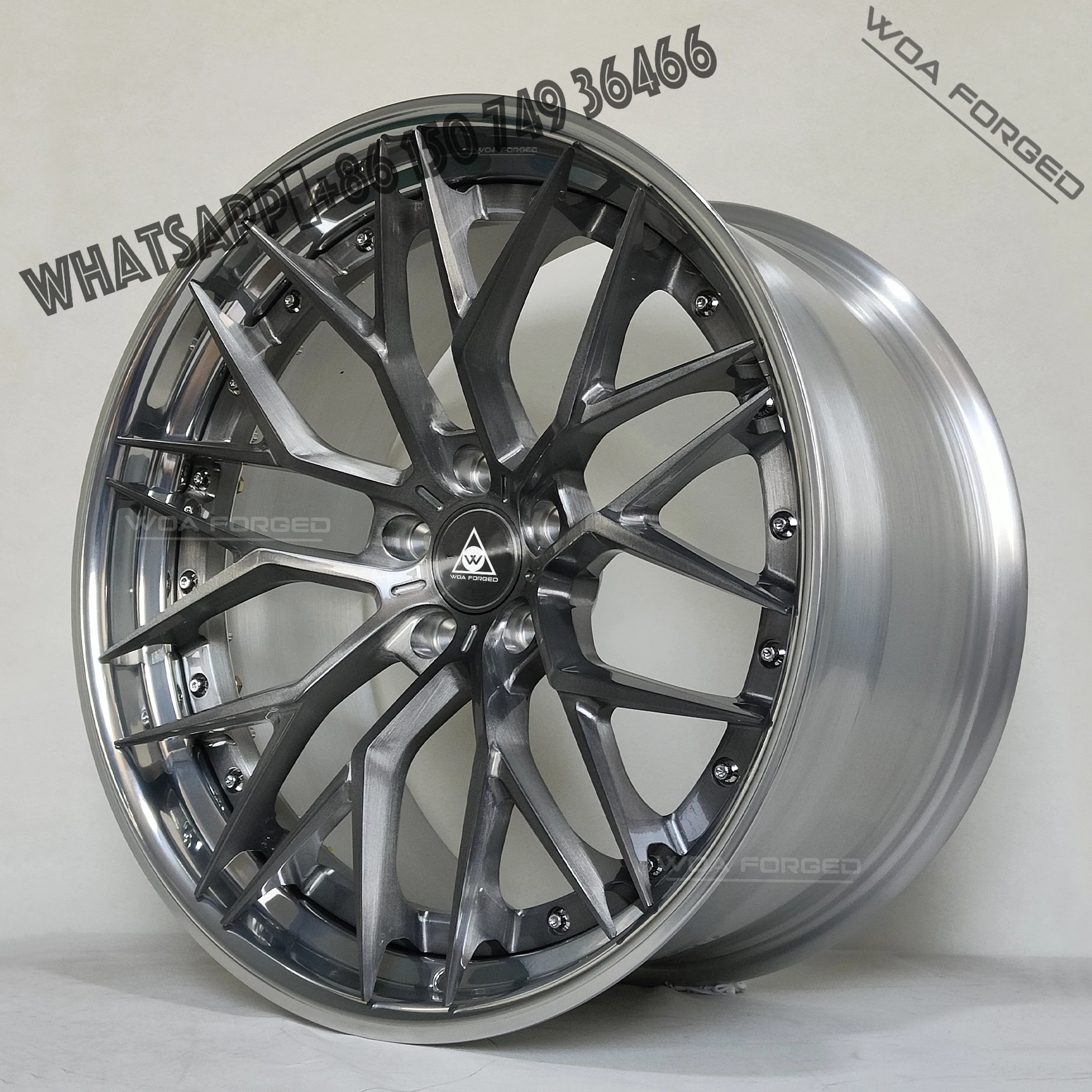 

New WOAFORGED Hot Sale 2025 Best Quality 18 19 20 21 22 23 24 Inch Colorful 2pcs Concave Big Lip Forging Alloy Wheel