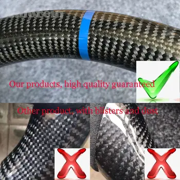 Volant z uhlíkových vláken na míru pro Škoda Octavia VRS 2015-2018 s manuální úpravou bez otvoru pro pádla 6 nejlepší prodej Volanty u Škody Octavia - №1