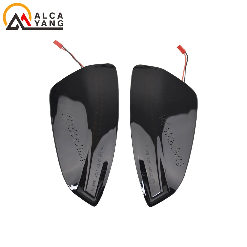 2PCS Blinker Licht Seite Spiegel Anzeige Blinker Für Mercedes Benz C Klasse W204 S204 Viano Vito W639 ML w164 Weiße LED DRL – Detail 6