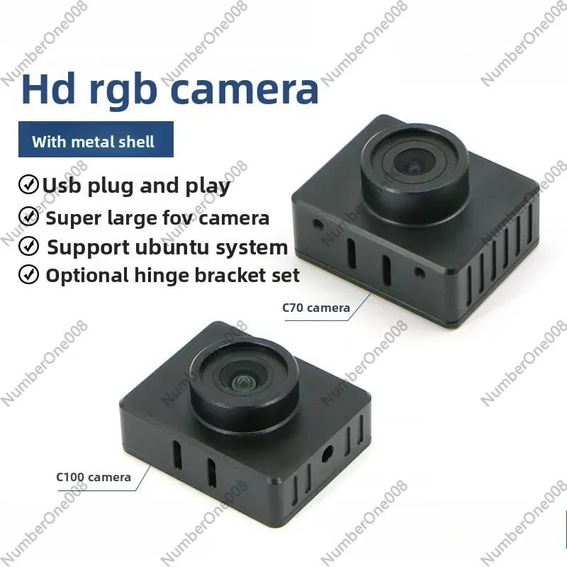 Metal USB Webcam, 1080P HD Wide Angle Computer Camera, 5MP UVC Plug-and-Play for Desktop/Laptop