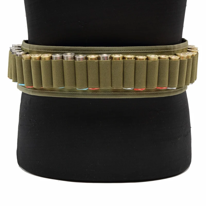 30 Round 12 Gauge Shell Holder  Belt Hunting Accessories Airsoft Paintball 12GA Bandolier Cartridge Waist Belts