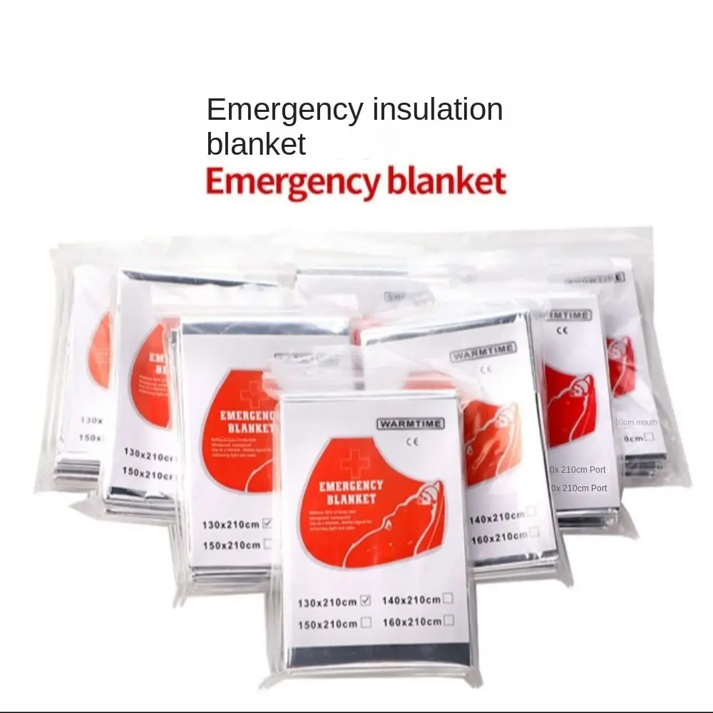 

5PCS Windproof Emergency Blanket Folding Multi-use Foil Thermal Blanket Keep Warm Hypothermia Foil Hypothermia Blanket