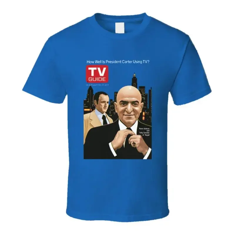 Kojak Telly Savalas Kevin Dobson Tv Magazine T Shirt