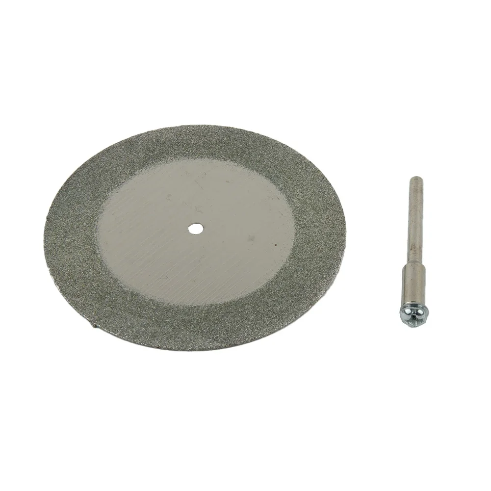 1 pz 40/50/60mm mola diamantata disco da taglio per legno asciutto bagnato anfibio accessori per utensili rotanti per il taglio di gemme metalliche