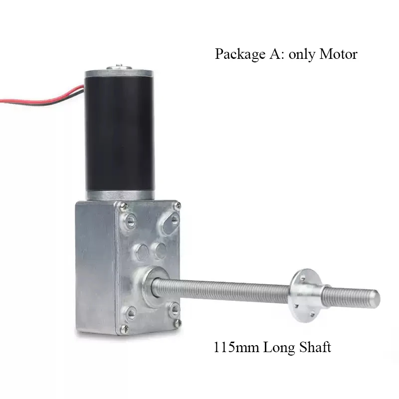 DC12V24V 115mm Long Shaft 5840-31ZY Reduction Gear Motor Large Torque High Power Worm Gear Motor