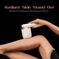 Bosidin Professional Laser Hair Removal Machine 6 Energy Level Device Ice Cold Skin Rejuvenation Permanent Hair Removal Home