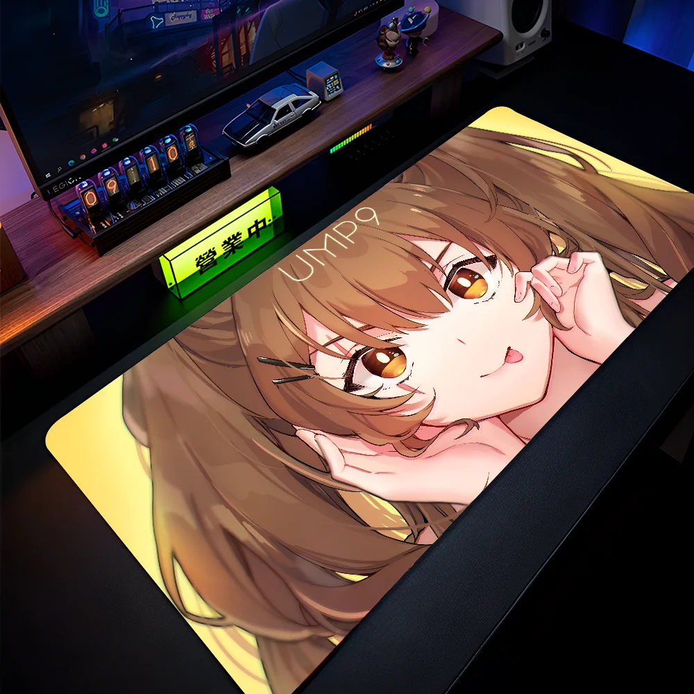 Ump9 G-Girls Frontline Mousepad Large Gaming Mouse Pad LockEdge Thickened Computer Keyboard Table Desk Mat