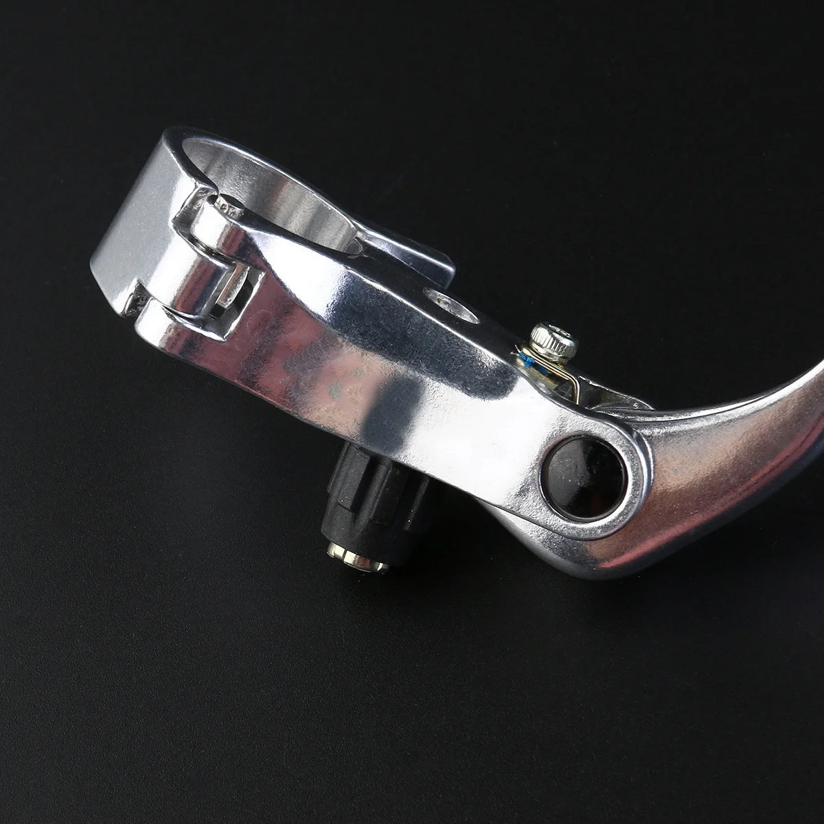 1Pair Fixed Gear Brake Handle Lightweight High Hardness Aluminum Alloy Bicycle Brake Lever Easy Install 22.2mm 24Mm Silver