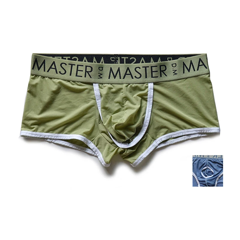 Underwear Sexy Man Panties Boxers Man Silk Comfortable Men Underpants Solid Quick Dry Briefs Hot Underwear Men Cueca