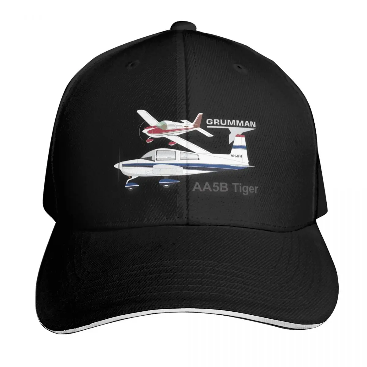 Grumman AA5B Tiger Baseball Cap Moisture Wicking Quick Dry Curved Brim Classic Fit Low Profile Unstructured