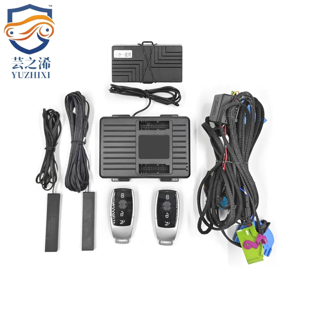 

For Mercedes Benz New C GLC Year 2019-2021 Add Remote Start Stop Auto Keyless Entry System Module New Key Car Products