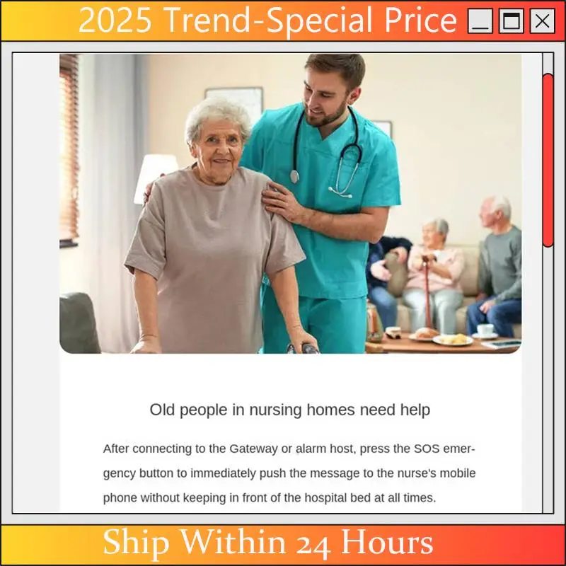 CHYY Top Tuya Smart Zigbee SOS Button Sensor Alarm Elderly Children Alarm Tuya Smart Life Remote Control
