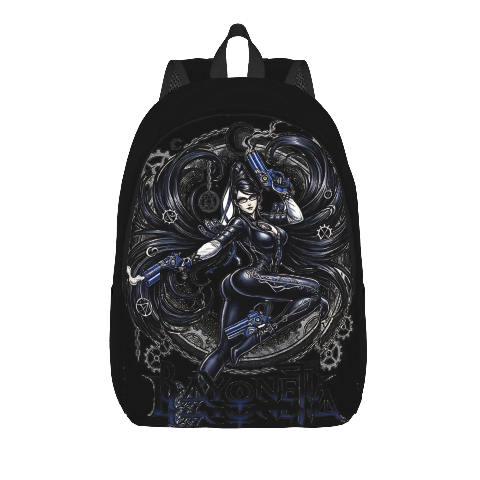 Back to school season Fantasy Warrior Backpack B-Bayonetta Men Women Adult Snack Storage Backpack