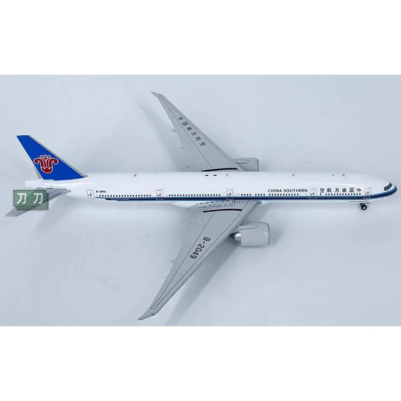 Druckguss-Maßstab 1/400 China Southern Airlines B777-300ER Flugzeug B-2049 Legierungsmodellsammlung Dekoration Zufällige Codierung