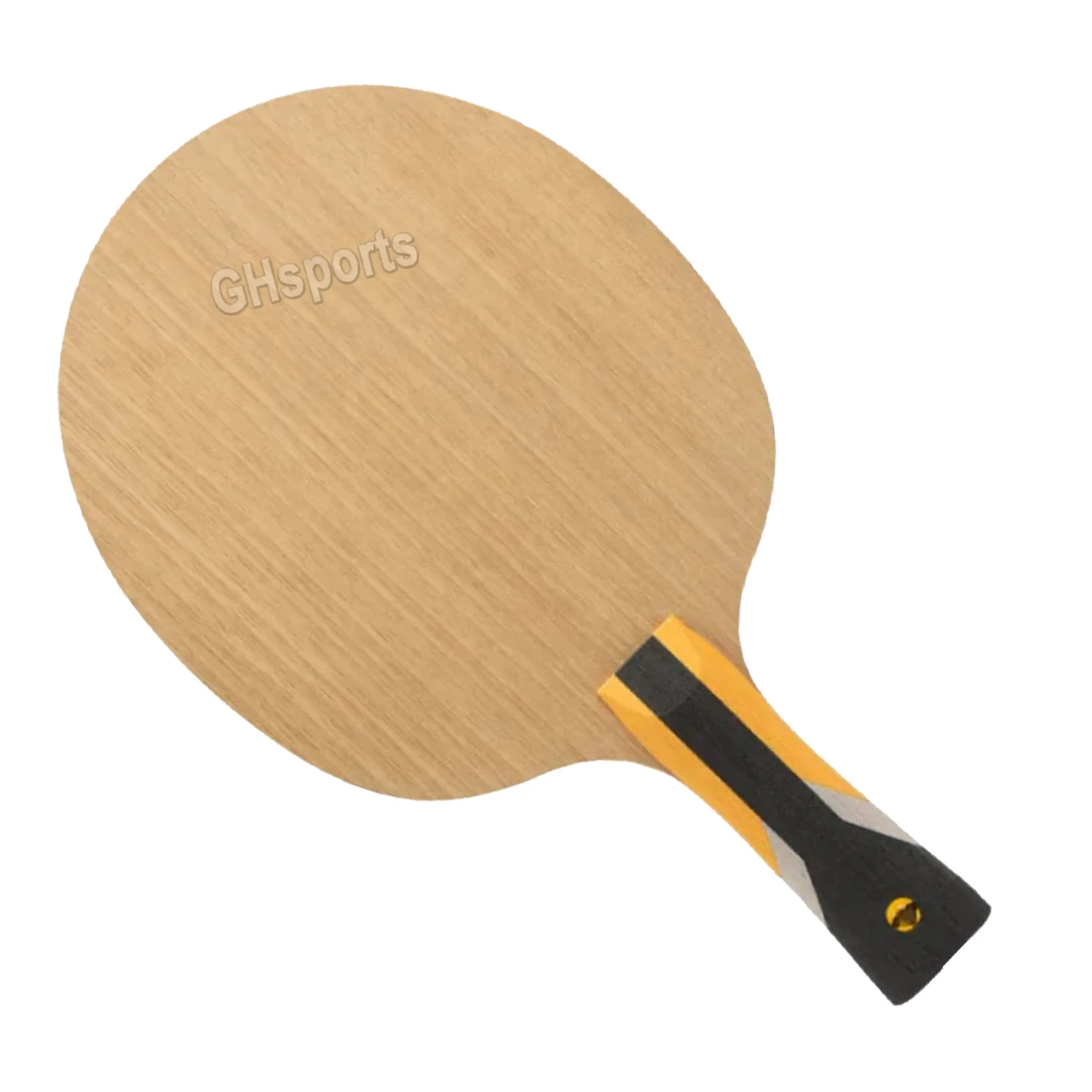 729 Friendship Yellow KLC AD Tischtennisschläger 5 Holz 2 Arylat-Carbon Professioneller Ping-Pong-Schläger – Detail 2