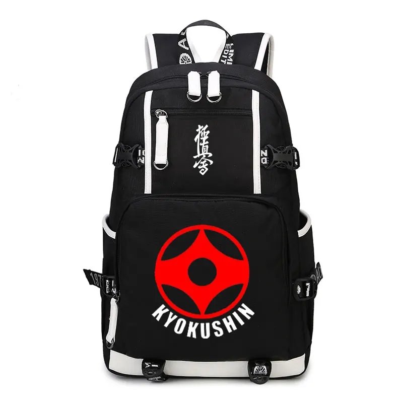 Kyokushin NEW Karate Backpack Wukong Schoolbag  Oxford Fashion Student Anime Messenger Bag Casual Zipper Laptop Bag