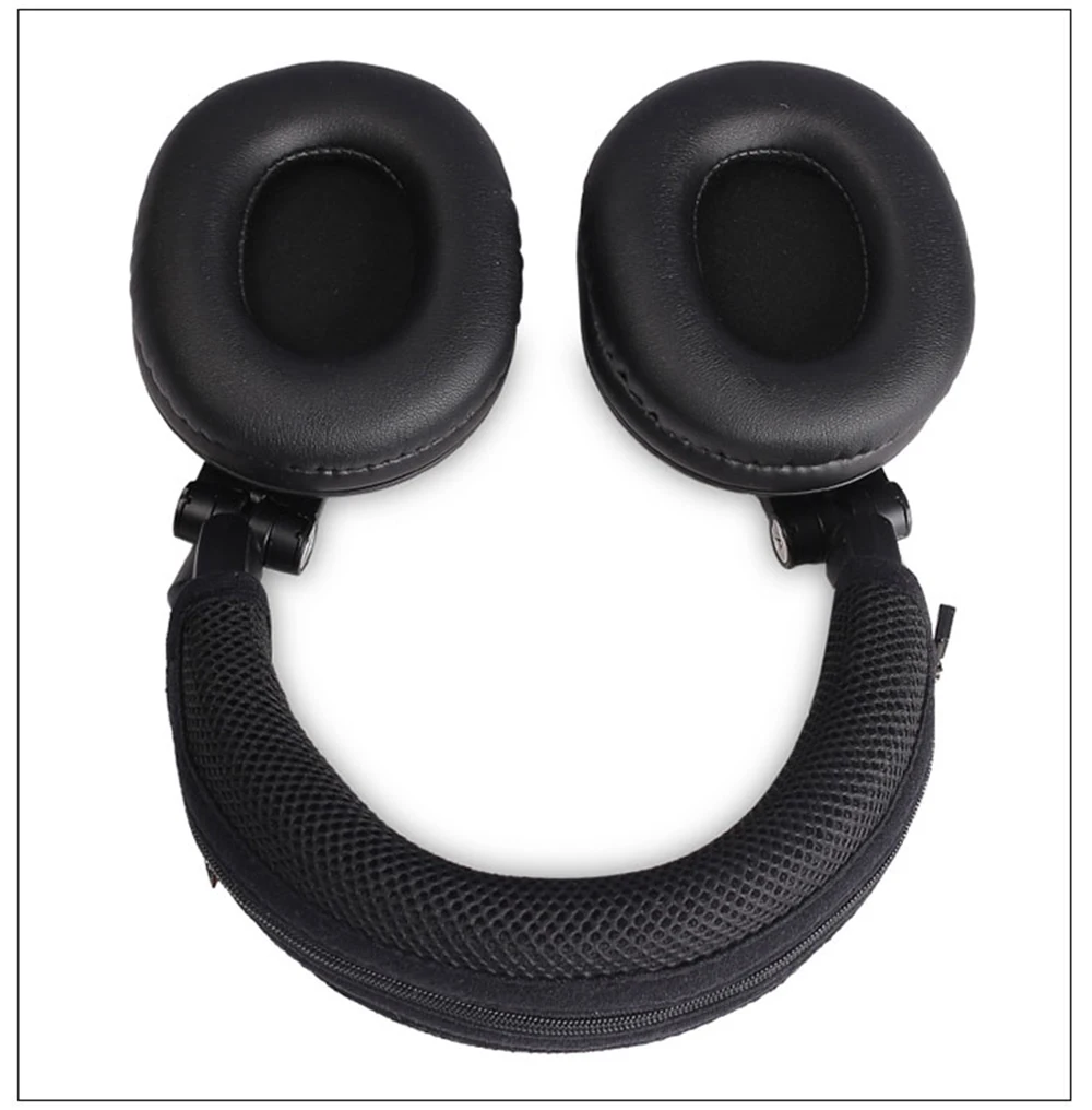 YAYINCC Qualitäts-Kopfhörer-Kopfbügel-Abdeckung für Audio-Technica ATH-M50X Kopfhörer, Reißverschluss-Strickstoff-Kopfbügel-Schutzhülle – Detail 9