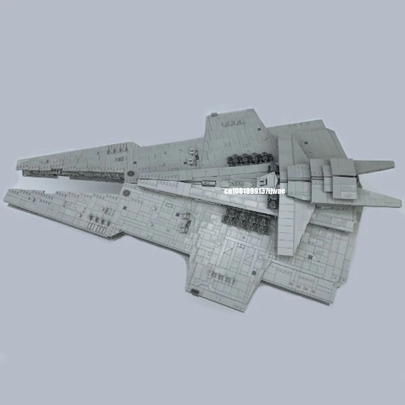 NEW 6392PCS Famous star Movie UCS Harrower-Class Dreadnought space fighter model DIY creative ideas ChildToy BirthdayGift Blocks