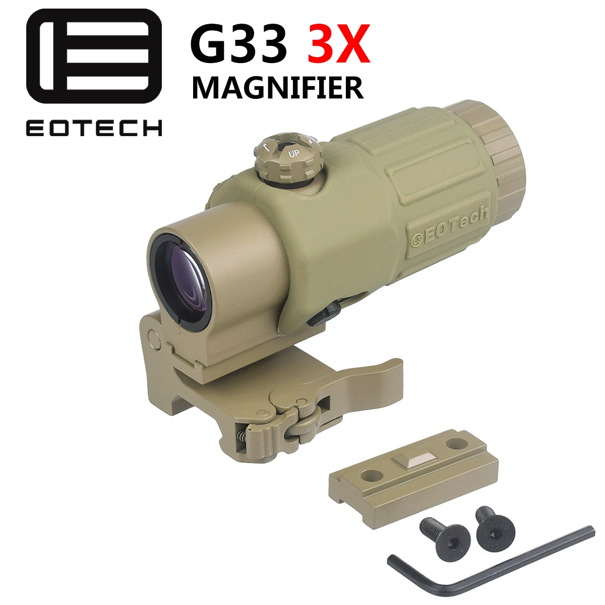 Eotech G33 G43 G45 Sight Vast 3X 5X Vergrootglas Scope 551 552 553 558 Holografische Collimator Red Dot Sight UNITY Snelle montage
