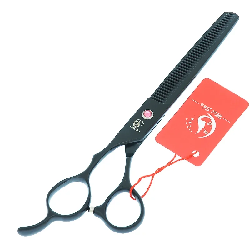 7,0" Friseurschere für Linkshänder, professionelle Haarschneideschere, Haarschere zum Ausdünnen und Stylen, A0184A – Detail 10