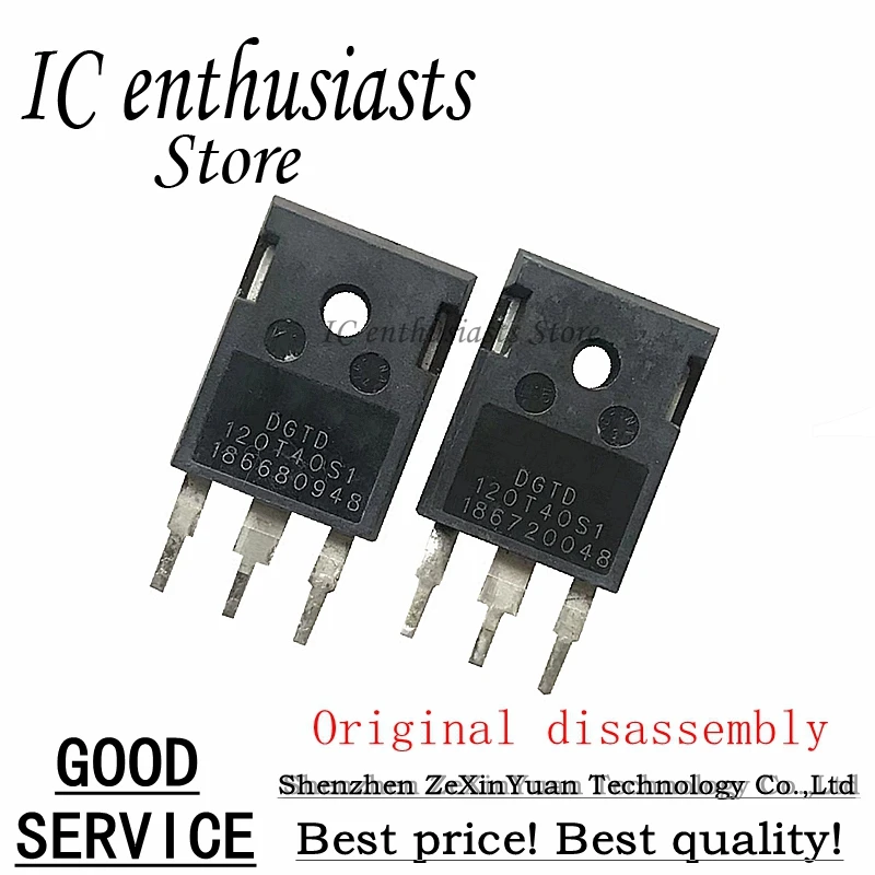 

10PCS DGTD120T40S1PT 120T40S1 40A 1200V TO-247 Original disassembly