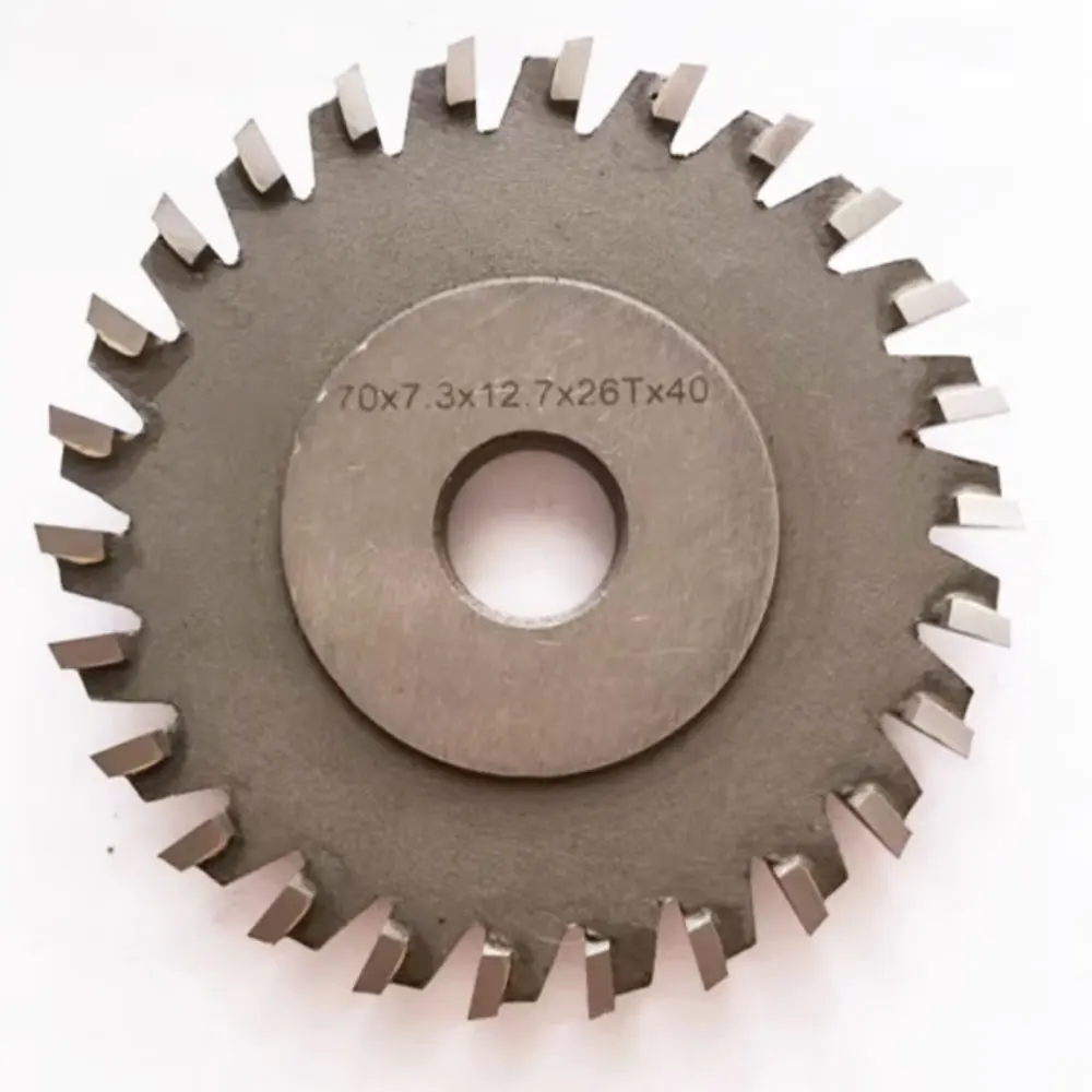 

Milling Cutter 70x7.3x12.7x26T Welded Carbide Cutter For WENXING Portable Q27 100D 100G 100E Horizontal Key Cutting Machines