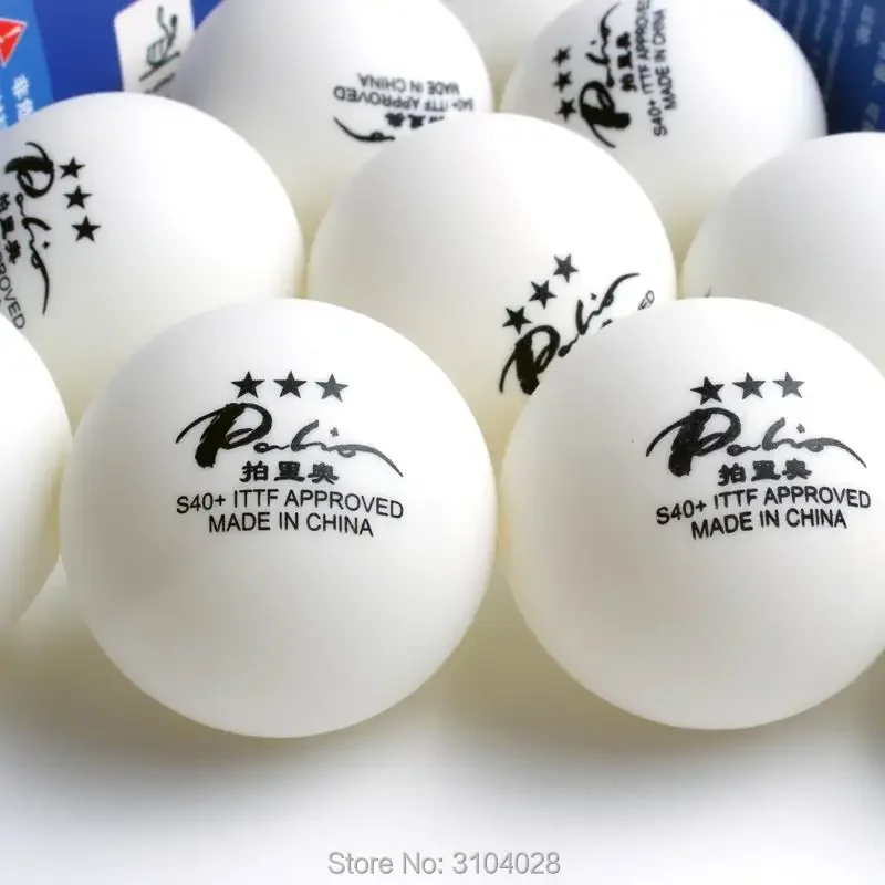 10/20 Balls Palio Official S40+ Plastic with Seam 3stars Table Tennis Ball ITTF APPROVED ABS Ball International Ping Pong Balls