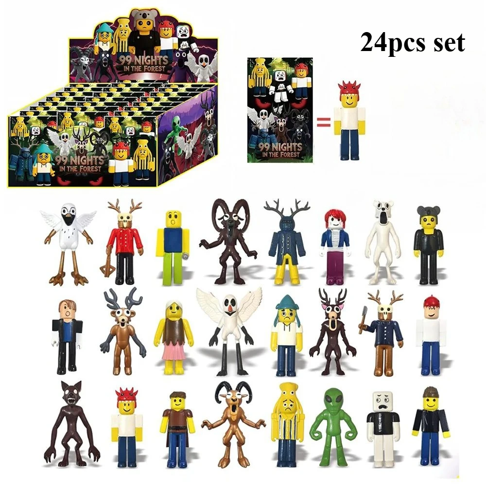 

2026 горячая 3-3,5-дюймовая ночная кукла Virtual Forest 99, ручная сумка для разборки, забавная игрушка, украшение для торта, слепая коробка, бестселлер