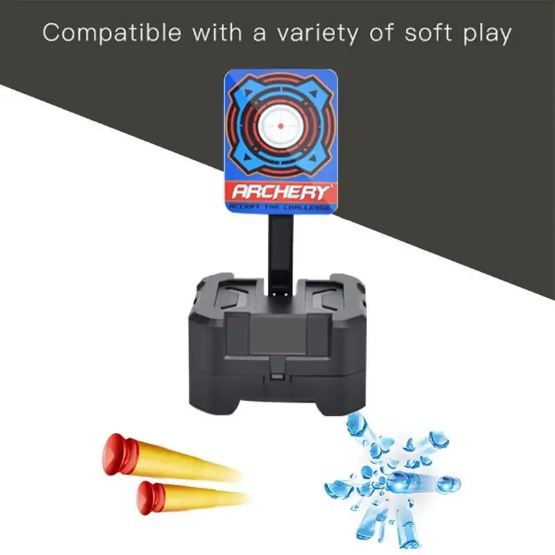 自動リセット電動ターゲットおもちゃのジェルビーズガン用デジタルスコア射撃ターゲット高精度練習ターゲットおもちゃの銃アクセサリー
