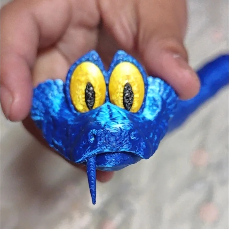 Disney Zootopia 2 Gary Wąż Symulacja Druk 3D Ruchome Stawy Model Figurka Ozdoba na Biurko Relaks i Ulga od Zmęczenia Prezent