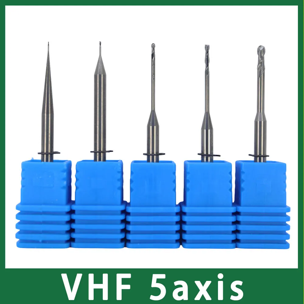 

VHF 5-осевые инструменты CADCAM длиной 40 мм с плоским концом для универсальных материалов, таких как циркония, ПММА, ПЭЭК и т. д.
