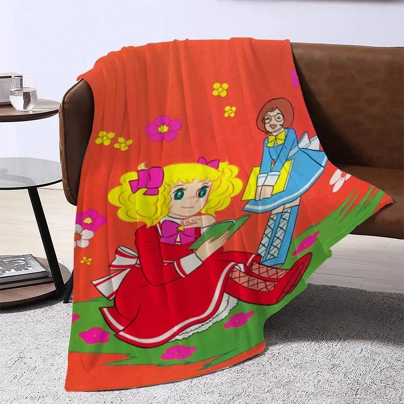 2026 Winter Blanket A-Candy Candys Microfiber Bedding Fluffy Soft Blankets King Size Blanket Warm Knee Bed Fleece Camping Blanke