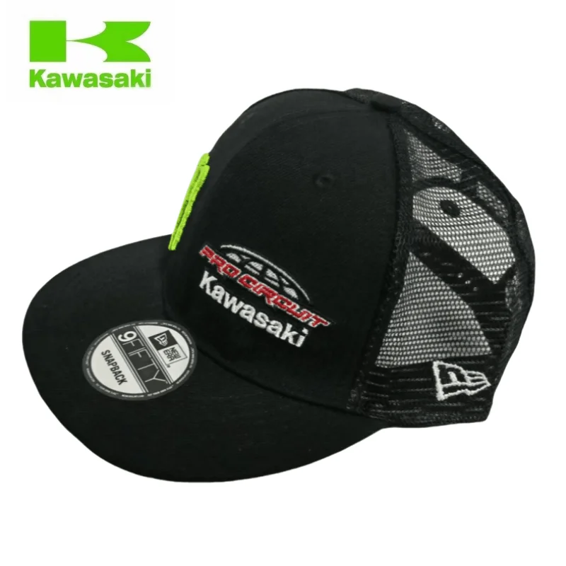 

Kawasaki Baseball Hat Truck Driver Hat Sports Seasonal Leisure Sunshade Hat Men's Baseball Hat, Size Adjustable