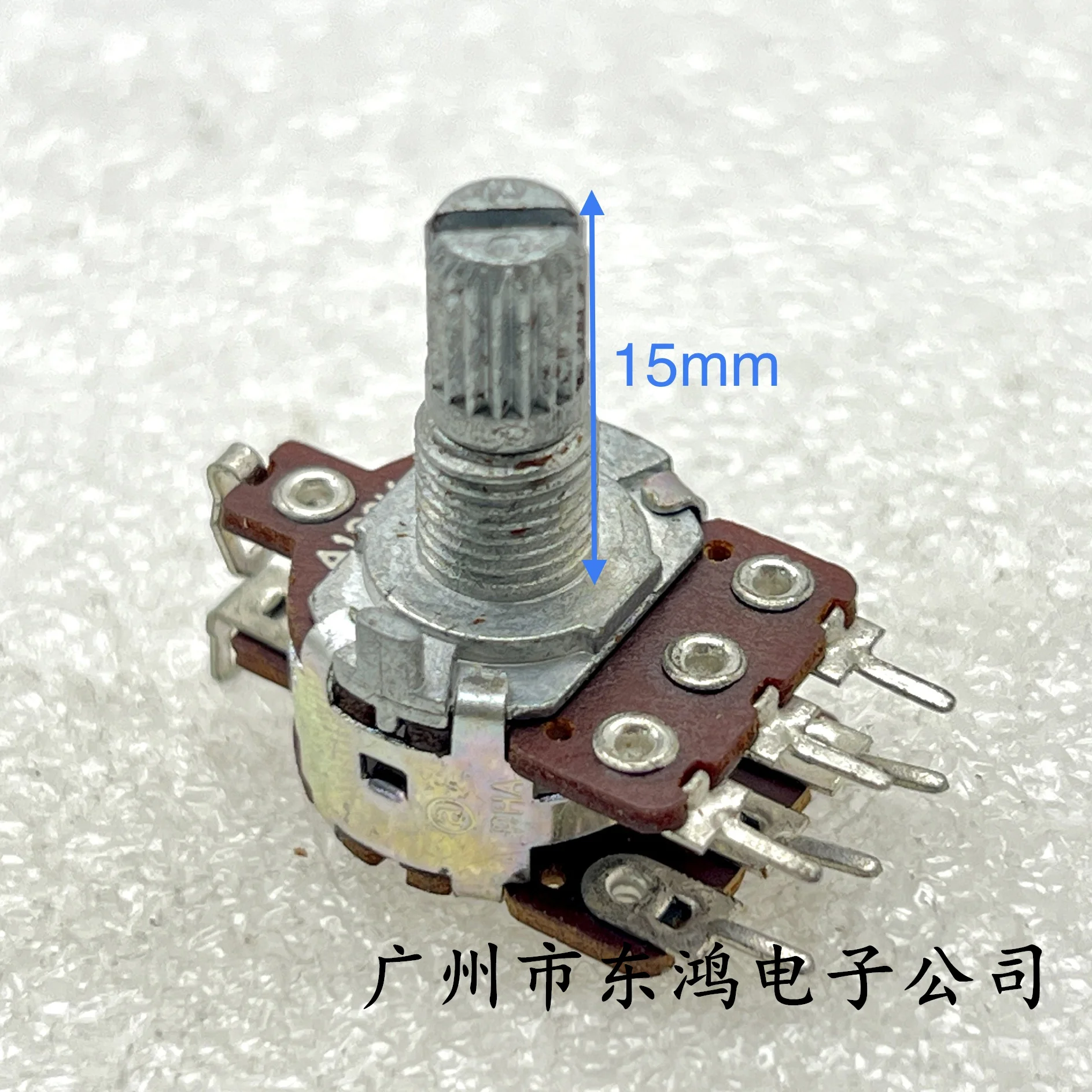 2 pcs 16 dual channel 6-pin front A100K rear C100K shaft length 15mm