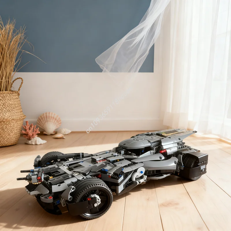 

1283pcs MOC BvS Batmobile Peugeot Alternate Model Building Christmas gifts blocks toy Architecture DIY creative Brick Birthday
