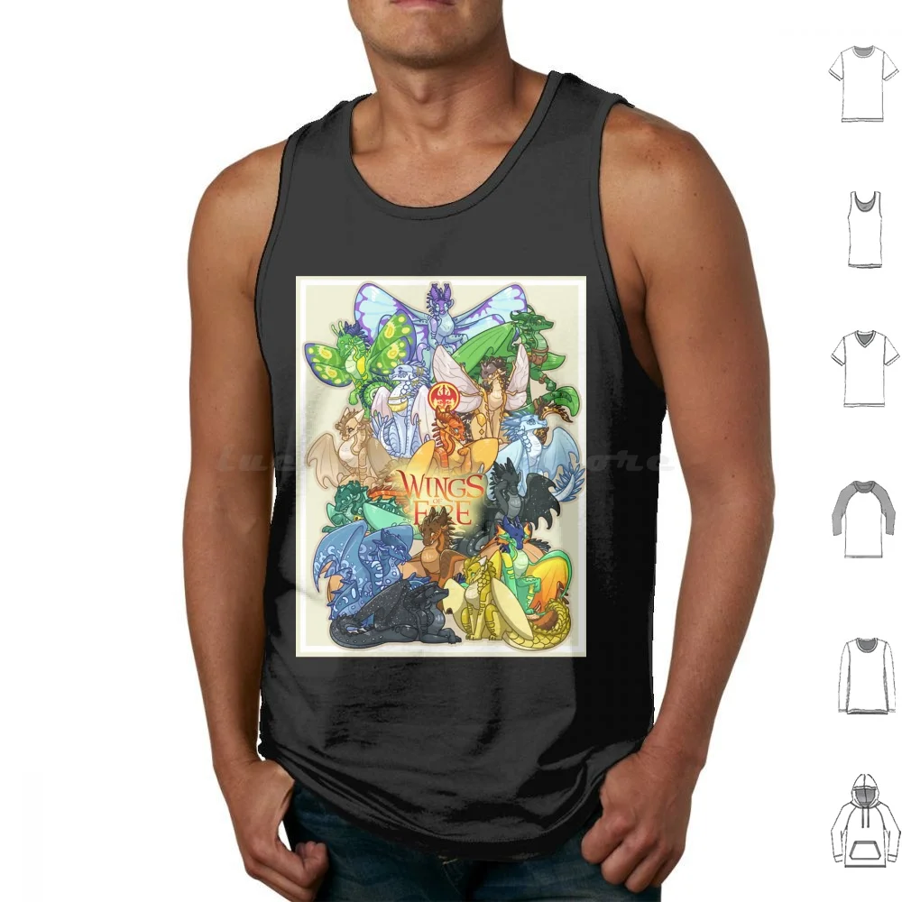 Of Fire Tank Tops Vest Sleeveless Clay Tsunami Glory Starflight Sunny Moonwatcher Winter Peril Turtle Qibli Sandwing