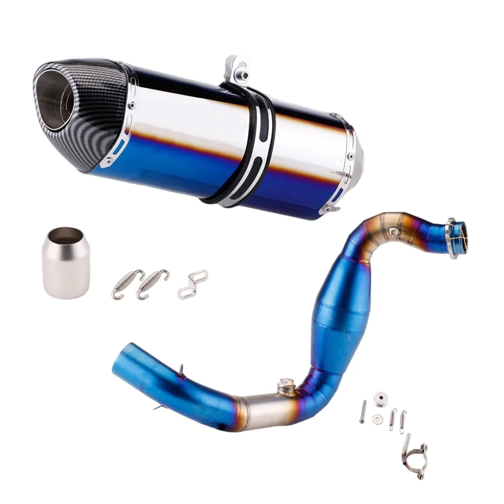 العادم منتصف وصلة الأنابيب الخمار نصائح 420 مللي متر نظام لسيارات BMW G310R G310GS 2016-2023 أنظمة العادم أنابيب العادم #5