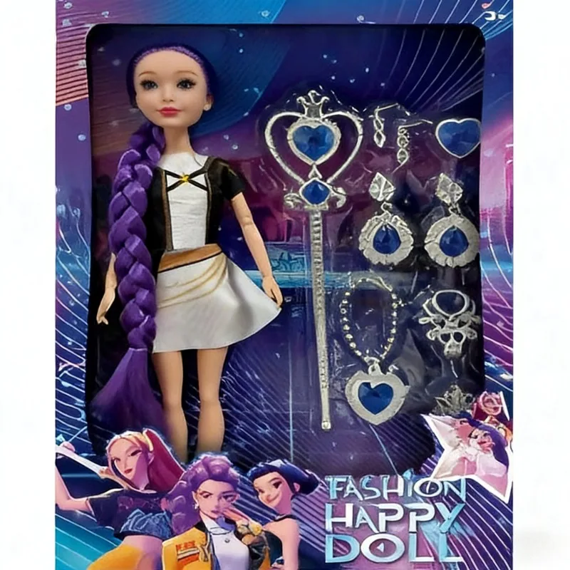 

2026 Arrival! K-POP Anime "Demon Hunter Girls" Rumi, Mira & Zoe Poseable Figures—Collectible Cute Dolls, Perfect Christmas Gifts