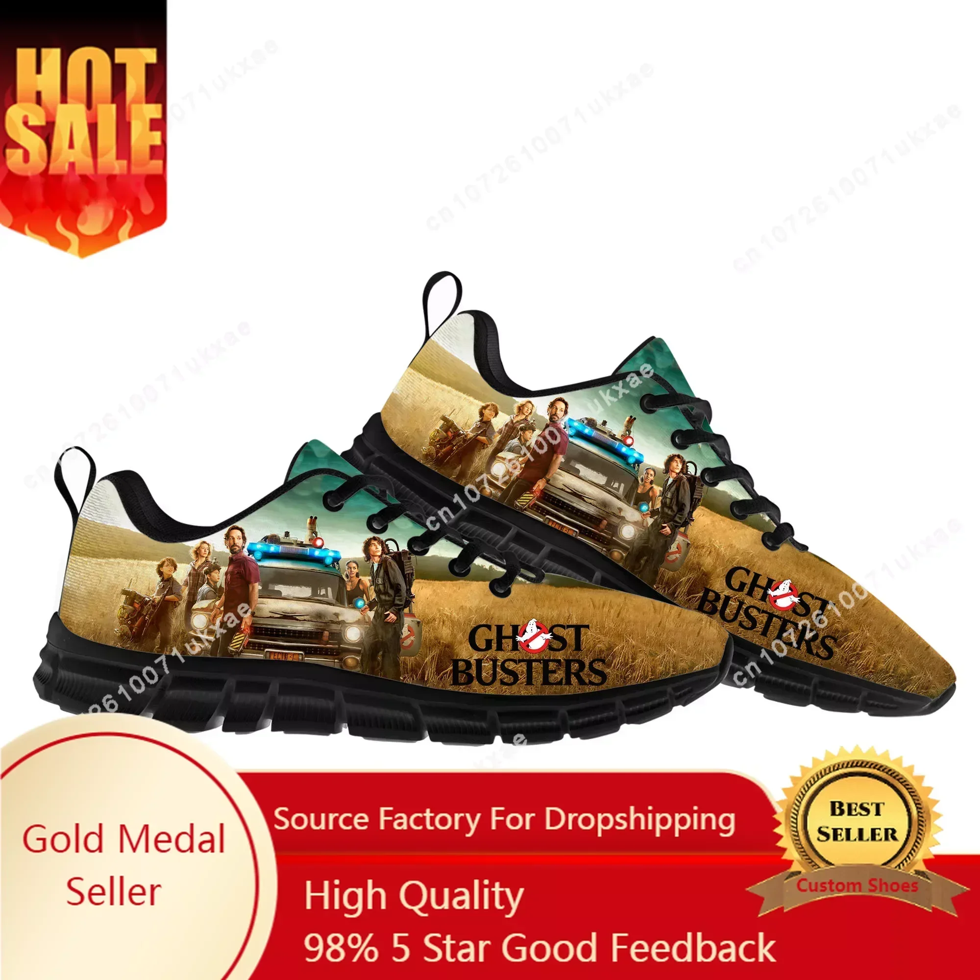 

G-Ghostbusters Classic Movie Sports Shoes Mens Womens Comfortable Breathable Sneakers Parent Sneaker Customize Couple Shoe