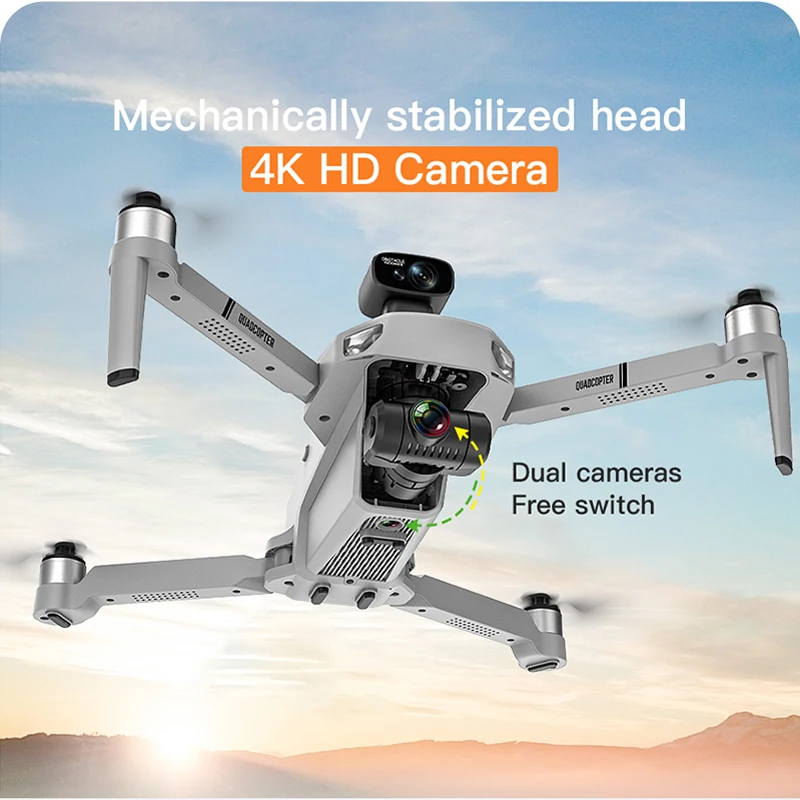 KF102Max GPS Drone 4k 6K Profesional 8K HD Camera 2-Axis Gimbal Anti-Shake fotografia aerea Quadcopter pieghevole senza spazzole