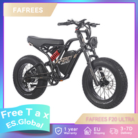 FAFREES F20 ULTRA Electric Bike, 750W Hub Motor 48V 25Ah 25km/h Max Speed, 80-100km Range,Mechanical Disc Brakes, Twist Throttle