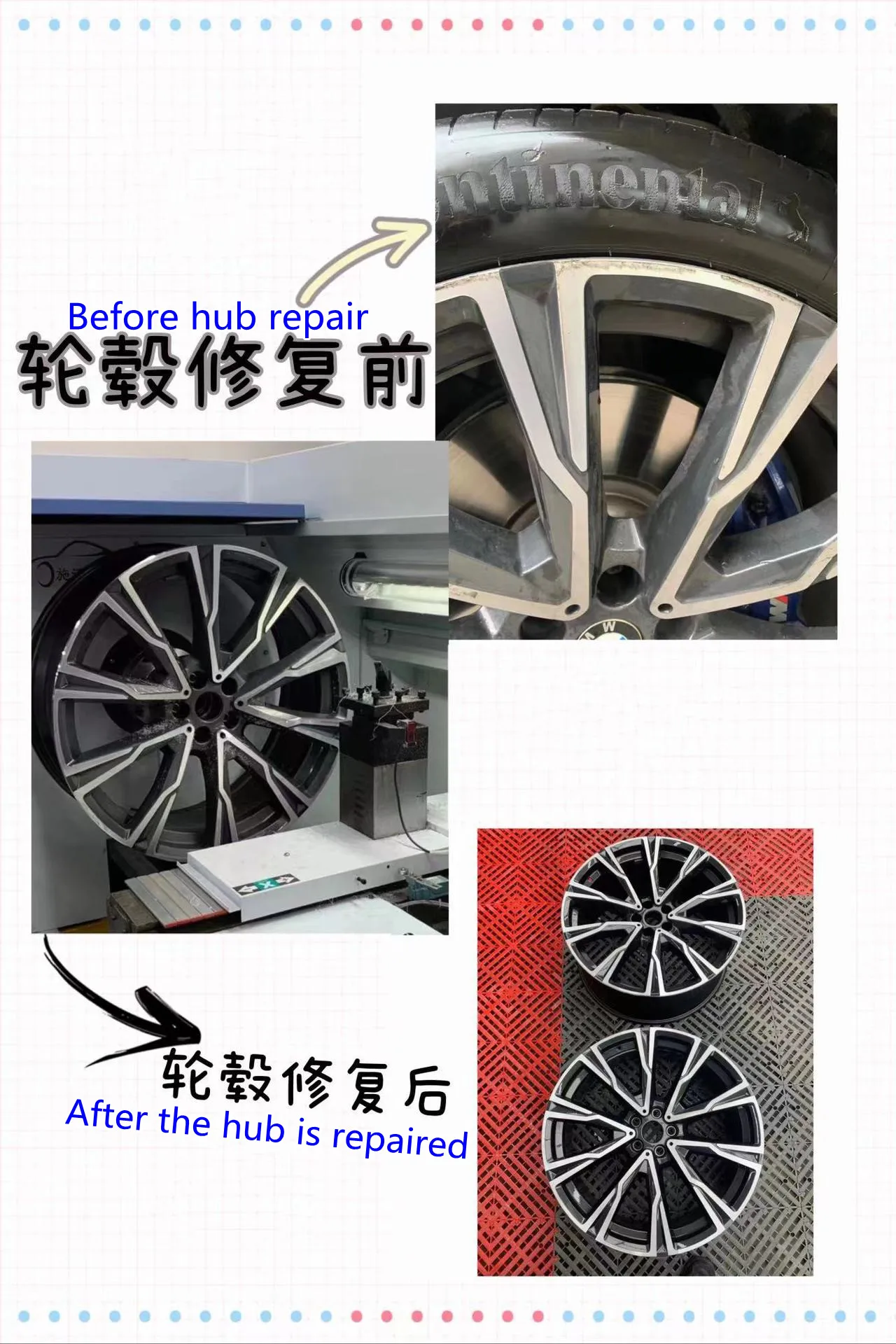 SNY-2000A Macchina per verniciatura su ruote completamente automatica 220V Velocità di scansione laser Veloce Canada Franoe Core Cuscinetto Motore Ingranaggio motore