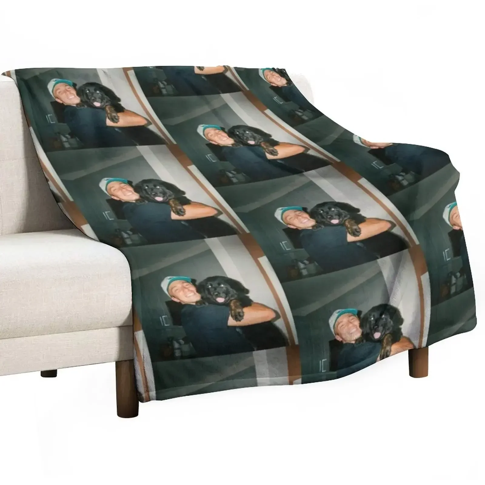 drew starkey - w/ milo the puppy Throw Blanket Personalized Gift Bed Fashionable for sofa Blankets