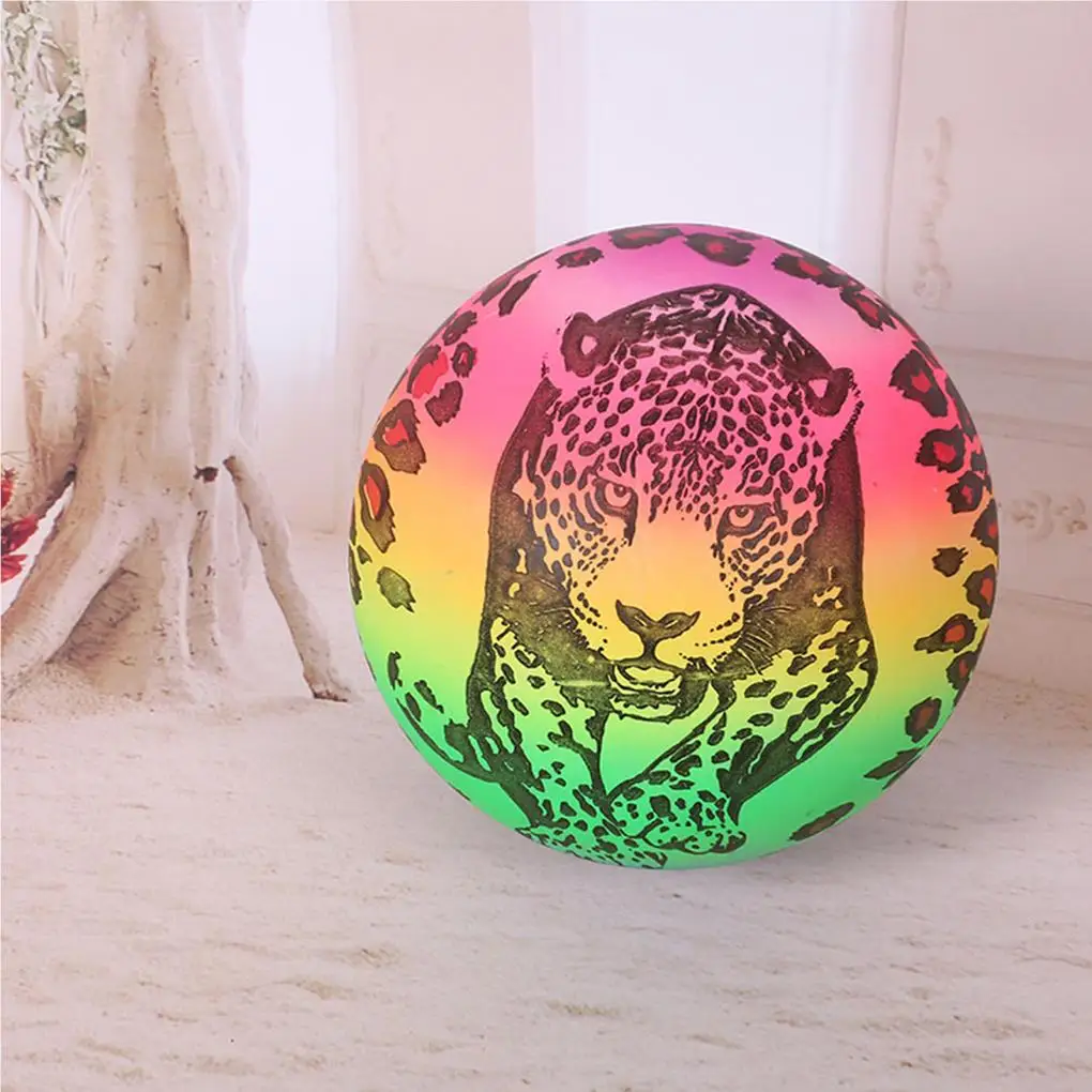 Beach Ball Adults Children Colorful Pattern Volleyball Toy Playing Prop