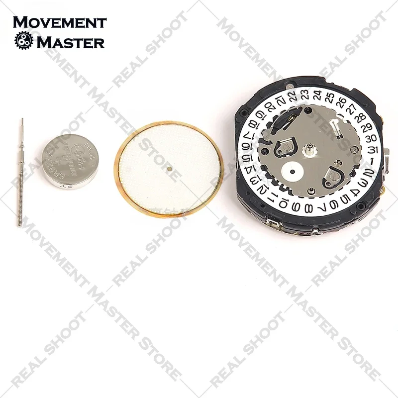 YM64 movement Japanese original YM64A quartz movement 3.6.9.12 small seconds 4 o'clock calendar, watch accessories