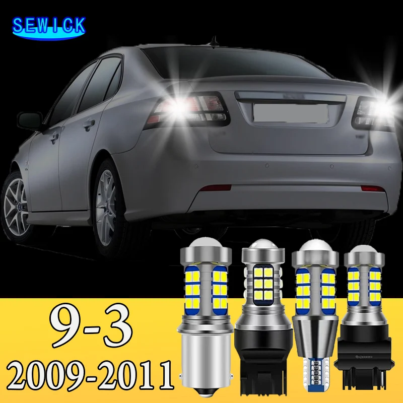 Reverse Light 2pcs LED Backup Bulb Accessories For SAAB 9-3 2009 2010 2011