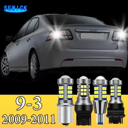 Reverse Light 2pcs LED Backup Bulb Accessories For SAAB 9-3 2009 2010 2011